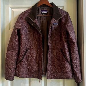 Patagonia Maroon Quilted Jacket